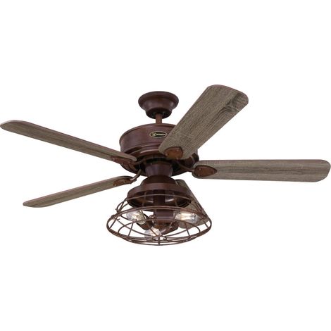 Westinghouse Lighting 7220540 Ventilatori da Soffitto per Interni in Legno Rustico 55 W (1/5)
