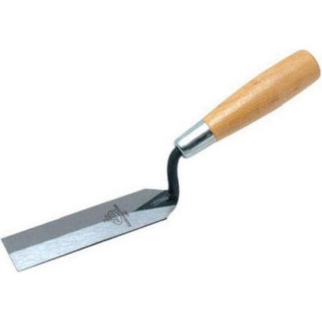 Marshalltown Frattazzo per bordi manico in legno duro, acciaio al carbonio, cazzuola stretta per posti stretti, dimensioni: 152x51 mm (1/5)