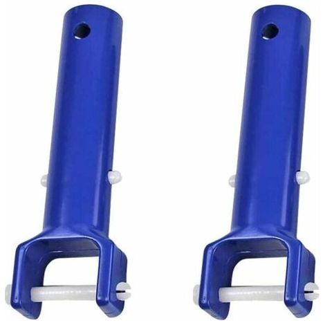 Swimming Pool Vacuum Head Handle Replacement Parts with V-Clips and Pins for Swimming Pool Spa Vacuum Cleaner (1/4)