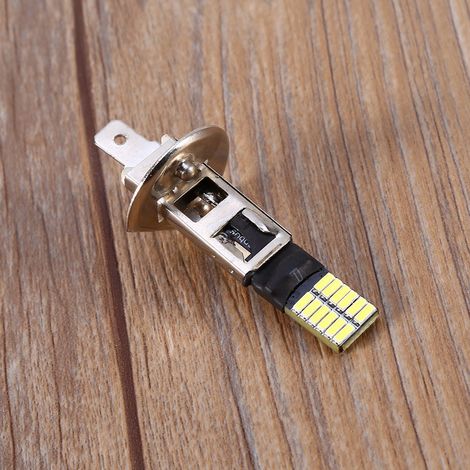 ampoule LED H1 6500K blanc froid 24-SMD, feu antibrouillard de remplacement, phare de jour DRL, éclairage auto xi (1/5)