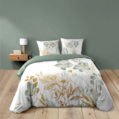 Parure de lit 3 pièces 240 x 220 cm – Coton 42 fils – LOLITA