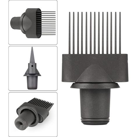 Peigne à dents larges pour sèche-cheveux Dyson Supersonic HD01 HD02 HD03 HD04 HD08 - Diffuseur universel pour sèche-cheveux tendance - Buse de fixation pour salon de coiffure