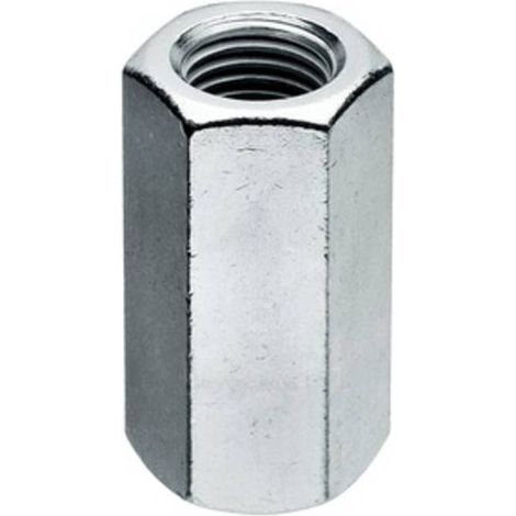 50 x DADO ESAGONALE DI GIUNZIONE M 10X 40 ZN UNI5535