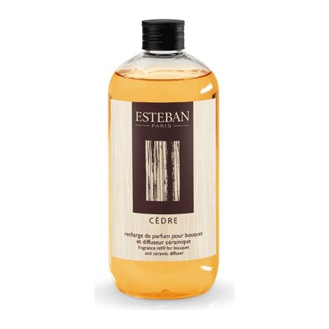 Esteban - Recharge de parfum pour bouquet cèdre 500 ml