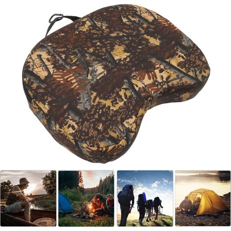 Tragbares, multifunktionales Sitzkissen mit Tarnmuster, ideal für Gartenarbeit, Camping, Freizeit und Angeln. (1/5)