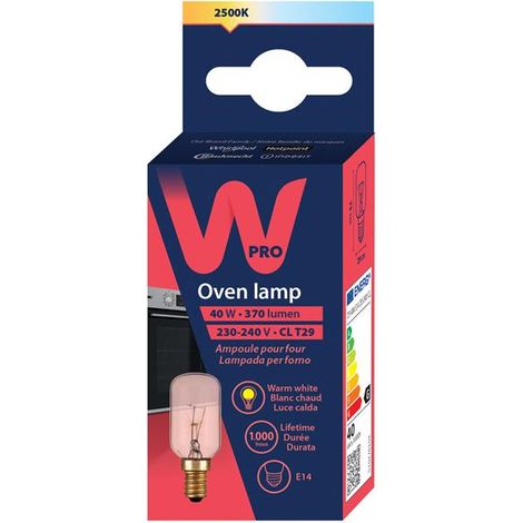 Wpro - backofenlampe - t29 e14 40w - c00863214 - 8053190526562