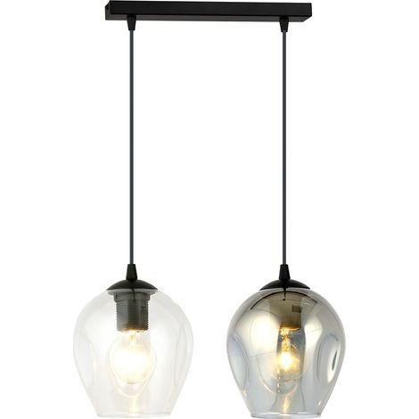 Lampada a sospensione Emibig Istar 2xE27 nero mix dimmerabile (1/4)