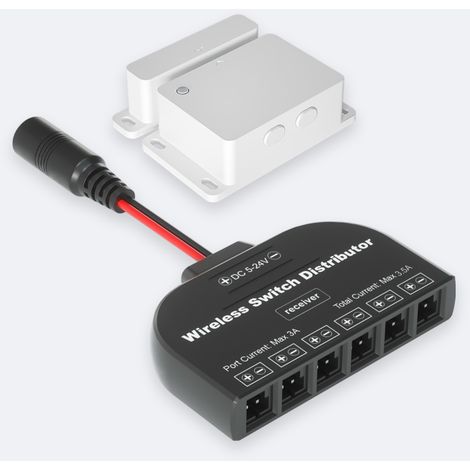 Sensor drahtlos für Schranktür bis 6 LED-Streifen 12-24V DC Weiß (1/4)
