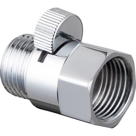 Duschabsperrventil, Durchflussregler, Messingarmatur – AquaForge