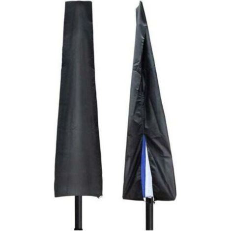 Protective cover for parasols – 210D waterproof, robust protective cover for garden parasols – UV-resistant, straight parasol cover with zipper, patio cover for parasols with 183 cm (1/4)