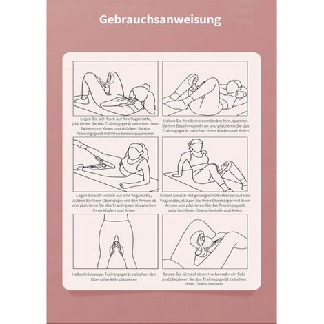 Entraîneur de cuisses, entraîneur de plancher pelvien pour femmes, entraîneur de jambes et fesses (1/5)