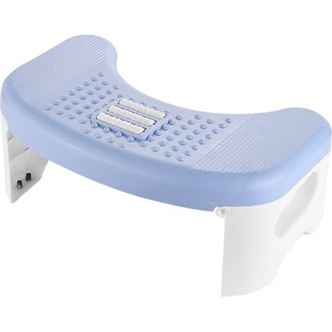 Tabouret de toilette pliable, marche-pied squat WC ergonomique, repose-pieds salle de bain (1/5)