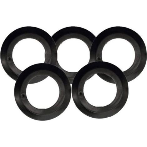 Joint D Etanchéité - Caoutchouc Noir - Diamètre Extérieur 53 mm - Diamètre Intérieur 32 mm - Pour Bonde Clic Clac Lavabo - Lot De 5 (1/4)