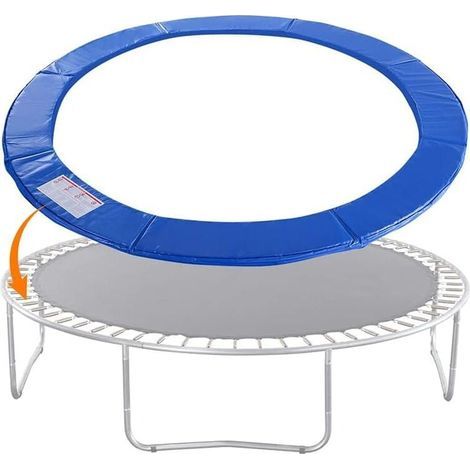 Trampoline Protective Mat, Trampoline Spring Protective Cover, Safety Mat, Spring Protective Cover, Waterproof, Diameter 10 Feet 3.05 Meters (1/4)