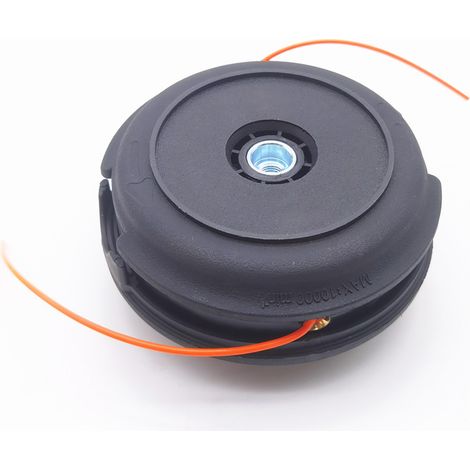 Nouvelle tête de débroussailleuse à filetage M10, fixation par corde sans disassembly, pour tondeuses à gazon, with a small capuchon rouge. (1/4)