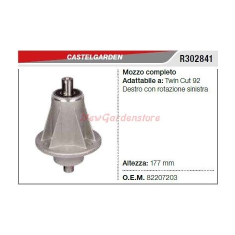 Mozzo portalama CASTELGARDEN tagliaerba rasaerba tosaerba TWIN CUT 92 R302841
