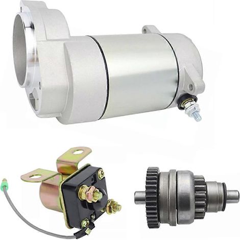 Démarreurs 3085393 et 3090034 avec pignon d'entraînement et électrovanne de relais compatibles avec Xplorer 400/400L 300 250 4x4 (1/5)