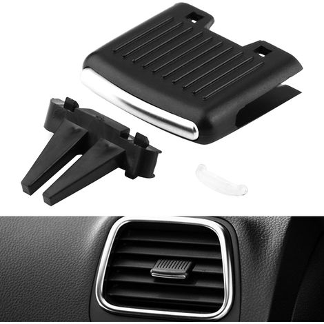 Fixation de bouche d'aération climatisation avant pour Sagita, kit de réparation de clips de sortie d'air, pièce de remplacement auto, 4 pièces, plastique noir. (1/5)