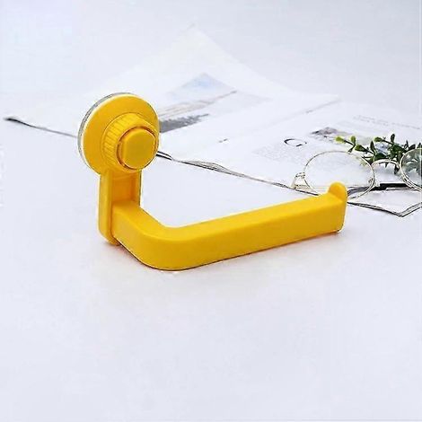 Toilettenpapierhalter mit Saugnapf für Bad und Küche, Wandmontage ohne Bohren, platzsparender Handtuchspender, praktisches Zubehör (1/5)