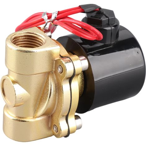 Électrovanne DN15 1/2" 220 V, normalement fermée, pour eau, huile, air et gaz. (1/5)