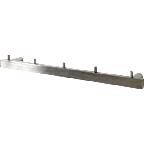 Porte-Serviettes en Inox "5 Crochets" 46cm Argent (1/2)