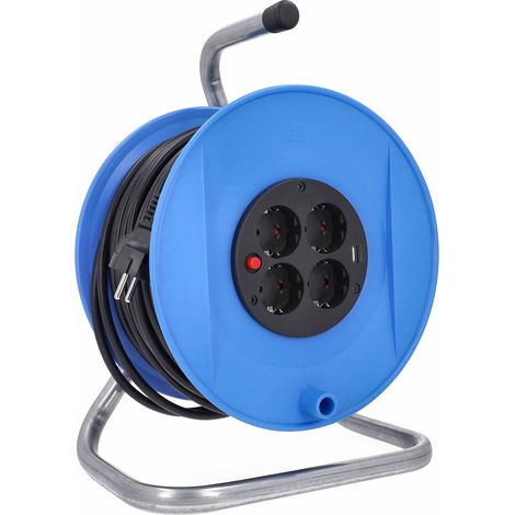 as - Schwabe Kabeltrommel mit USB Port 50m H05VV-F 3G1,5 IP20