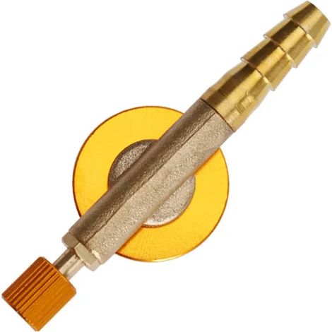 Connecteur pour bouteille de gaz de camping extérieur, adaptateur pour bouteille de gaz butane avec vanne de fermeture, réchauds portables (1/5)