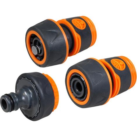 Faithfull 3/4In Plastic Hose Fittings Kit (1/4)