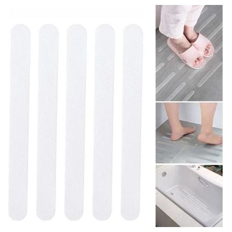 Bande antidérapante transparente PEVA pour salle de bain, escaliers et surfaces glissantes