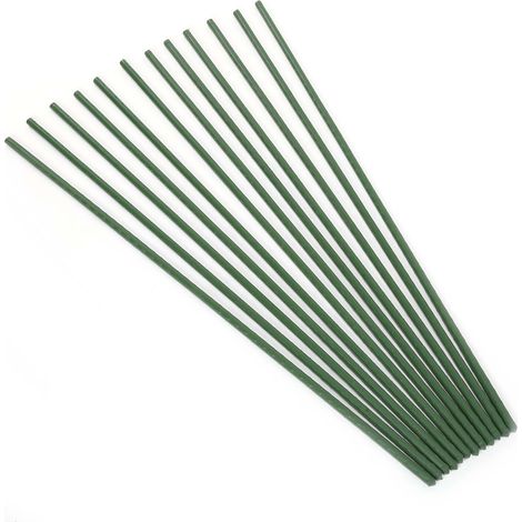 12 Gartenstäbe für Tomaten, Gurken und Kletterpflanzen – 12er-Set Pflanzenstützen – Gartenzubehör (1/5)
