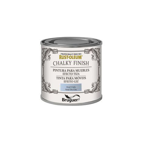Pintura al agua para muebles 125 ml az/cie chalky rust-oleum
