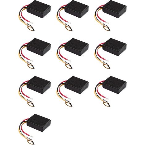 Lot de 10 lampes de bureau avec interrupteur tactile AC220V 3A, variateur d'intensité pour ampoule sensible, puissance 15-85W. (1/5)