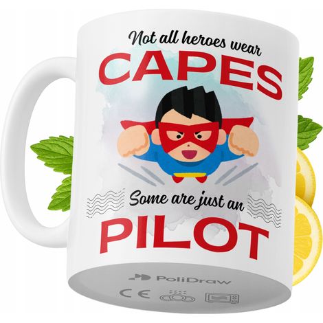 Tazza da caffè/tè divertente e umoristica per un pilota, con grafica e testo divertenti. Tazza ideale per compleanni, onomastici e festività. Tazza premium per occasioni speciali, per casa, ufficio, l