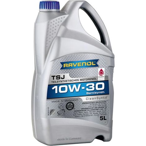 Huile RAVENOL 10W30 5L TSJ CLEAN SYNTO / SN/CF / GF-5 / A3/B4 / 9.55535-CR1 / MS-6395