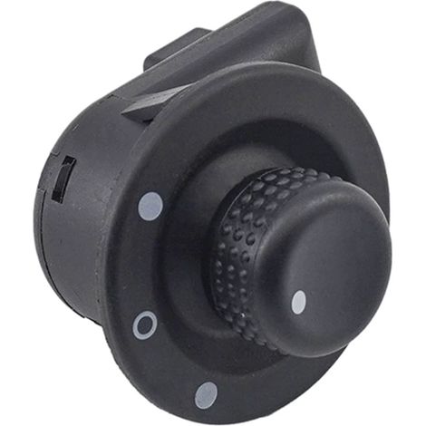 Lntyq Commutateur de rétroviseur de porte latérale électrique 7700401141 8200214919 255704649 Remplacement ABS pour Kangoo Master Twingo Megane Trafic