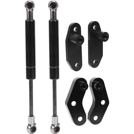 Türöffner-Set aus schwarz eloxiertem Eisen, passend für Can-Am Maverick X3 2017-2020. Türöffner-Set mit vorderen und hinteren Befestigungsschrauben.