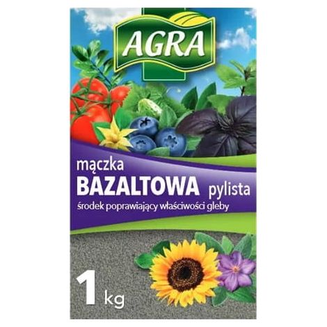 Farine de basalte 3 kg, engrais minéral naturel pour un sol sain et fertile (1/2)