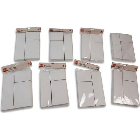 Lot de 8 - NOËL - Boîtes cadeaux en carton blanc - 3 formats assortis - Idéal fêtes et DIY - Voir photos (1/2)