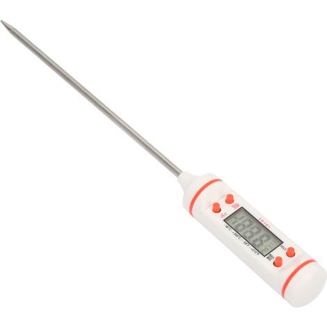 Thermomètre de précision en acier inoxydable en forme de stylo pour liquides alimentaires (1/5)