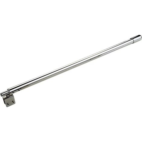 Support de paroi douche, barre télescopique en acier inoxydable (1/5)