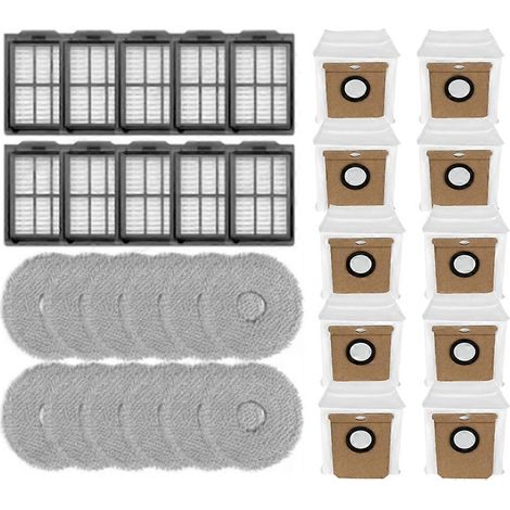 Filtre deerma Robot Aspirateur X70 / Deerma DEM – X70 Accessoires Filtre Sac à poussière Serpillière Cloth Aspirateur (1/5)