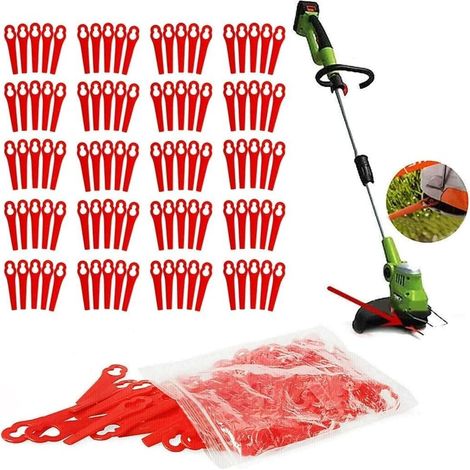 240 Stück Rasentrimmer Ersatzmesser Kunststoff Trimmer Messer für Akku Rasentrimmer & Rasenmäher Hochwertiges Zubehör