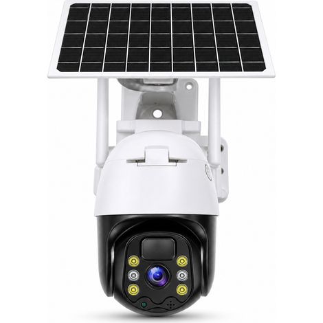 Telecamera Solare WiFi Impermeabile 360° per Sorveglianza Esterna (1/5)