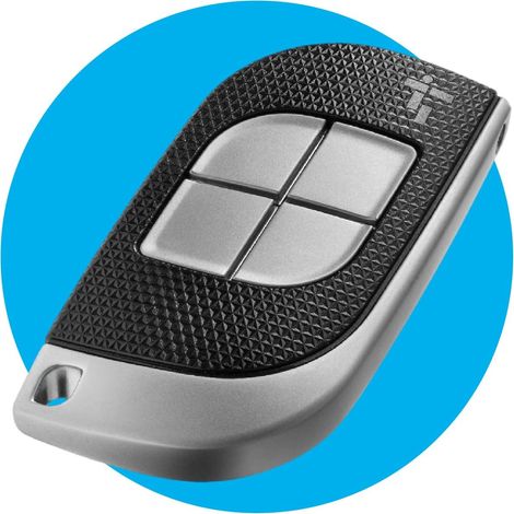 Telecomando TTS dal design elegante, quadricanale, 4 pulsanti a codice fisso a 433,92 MHz con funzione di autoapprendimento, multiutente, compatibile solo con modelli CAME.