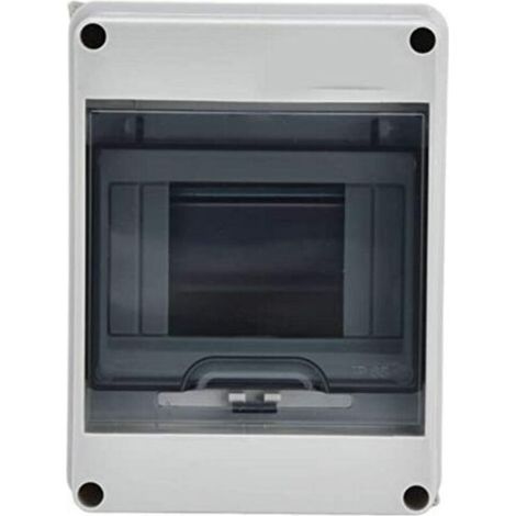 Coffret Electrique Etanche Exterieur IP65, 5 Modules, ABS de Surface en Plastique, Boite de Boitier Etanche Electrique Exterieur, Armoire de Contrôle, Coffret Modulaire Boitier de Jonction (5 (1/5)