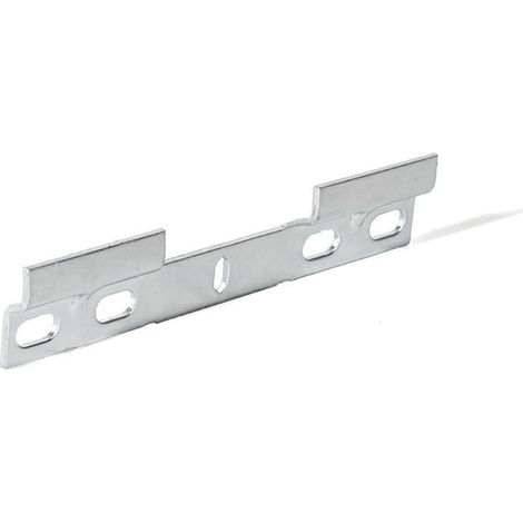 placa doble para colgador spider. acero. zincado. sistema de ensamble excéntrico diámetro 35mm mm. uni 10768. resistenci