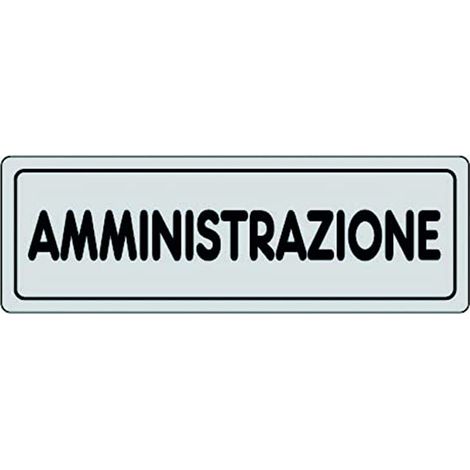 PUBBLICENTRO - ETICHETTA ADESIVA AMMINISTRAZIONE 150X50MM