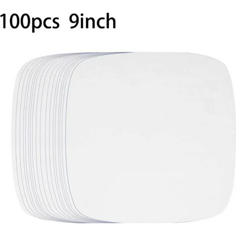 Liner Papier Pour Friteuse À Air - Parchemin Naturel Résistant À Haute Température Et Anti-Huile - Pour Friteuse À Air Four Micro-ondes Poêle - 100 Pièces (1/5)