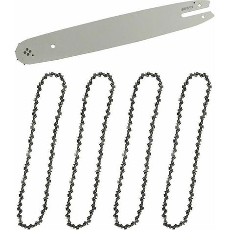 Kit chaîne tronçonneuse - Lame réversible durable Réduit le rebond - Tronçonneuse STIHL - 35 cm 50 maillons (1/5)
