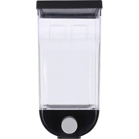Distributeur carré mural d'aliments secs, contenant de stockage de céréales et de perles de lavage pour la cuisine, 1,5 L (1/5)